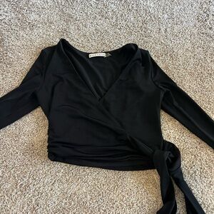Alice and Olivia Wrap Top